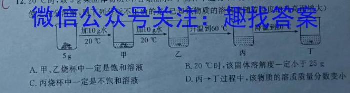 学科网2023年高三5月大联考考后强化卷(新教材)化学