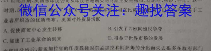 百师联盟2023届高三二轮复习联考(二)新高考历史