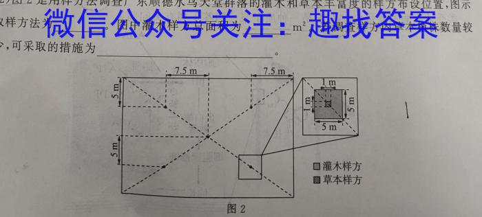 皖智教育 安徽第一卷·2023年八年级学业水平考试信息交流试卷(一)生物试卷答案
