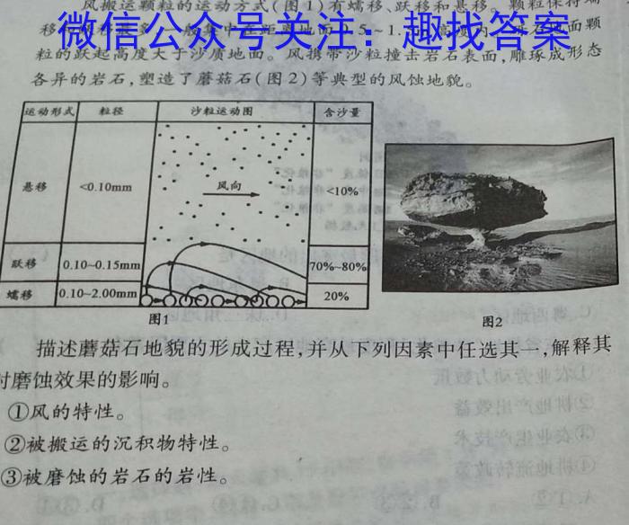 河南省封丘县2023年九年级“一模”测试卷地理.