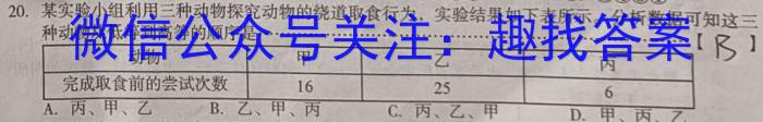 2023年高三学业质量检测 全国甲卷模拟(二)2生物