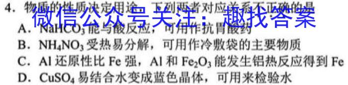 陕西省2023年八年级期中教学质量检测（23-CZ162b）化学