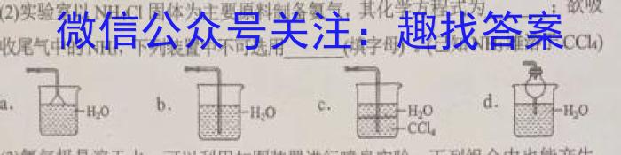 2023年安徽省中考信息押题卷(二)化学