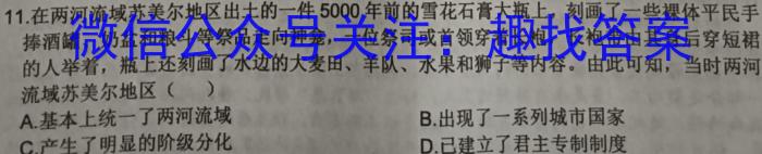 2023年湖南大联考高三年级5月联考（23-467C）历史