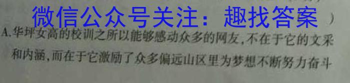 2023届河南省中考适应性检测卷（23-CZ139c）语文