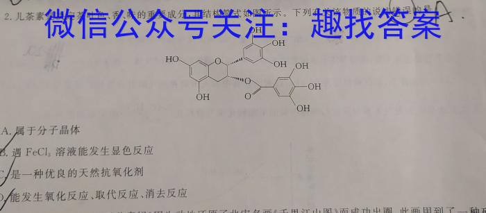 炎德英才大联考 湖南师大附中2023届模拟试卷(二)化学