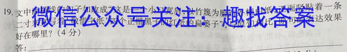 衡水金卷 2023届高三年级5月份大联考(新教材)语文