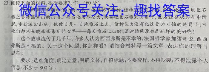 江西省九江市2023年初中学业水平考试复习试卷（二）语文