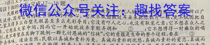 山西思而行 2022-2023高三5月省际名校联考三(押题卷)语文