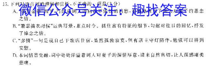 2023届陕西省高三5月联考(标识⬆)语文