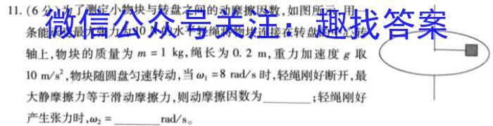 安徽省2022-2023学年九年级教学质量检测（七）l物理