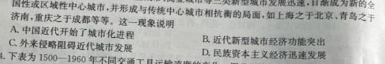 2023届陕西省九年级教学质量检测(正方形包黑色菱形)历史