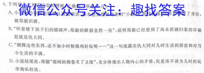 安徽省2023年九年级阶段调研（5月）语文