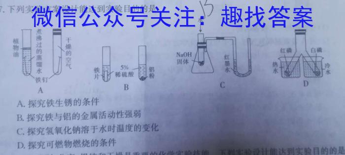 2023年银川一中、昆明一中高三联合考试二模(5月)化学