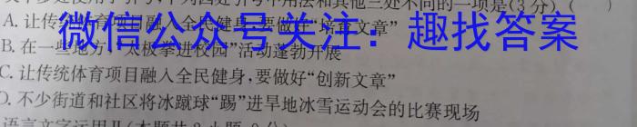 陕西省礼泉县2023年初中学业水平考试模拟试题（三）语文