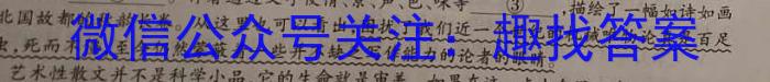 2023年湖南省普通高中学业水平考试仿真试卷(合格性考试)(第二次考试)语文