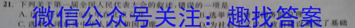 ［晋一原创模考］山西省2023年初中学业水平模拟试卷（三）历史