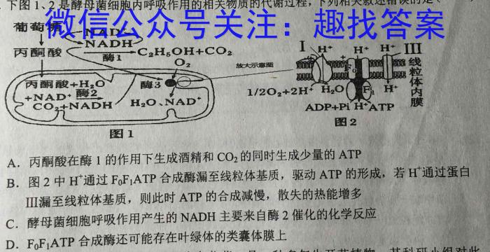 2023年普通高校招生考试冲刺压轴卷X(七)生物