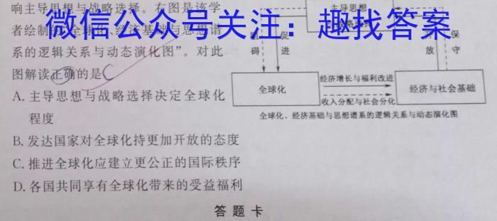 2023届全国老高考高三百万联考5月联考(578C)历史