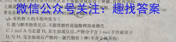 国浩教育 2023届3+3+3高考备考诊断性联考 专项训练(贵州版)(二)化学