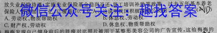 湘教考苑 2023年高考模拟试卷(试题卷五)政治~