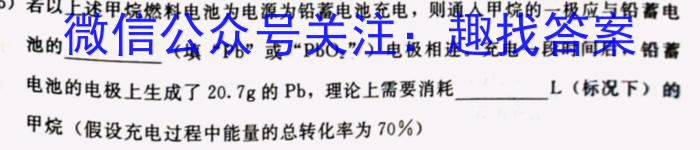 山西省2023年考前适应性评估(一) 6L化学