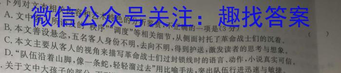 2023届青海省高三试卷5月联考(标识⇨⇦)语文