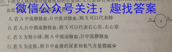 考前信息卷·第七辑 砺剑·2023相约高考 名师考前猜题卷(四)生物