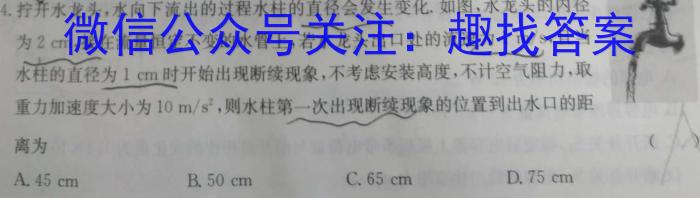 2023届山东省高三4月质量监测联合调考(23-429C)物理.