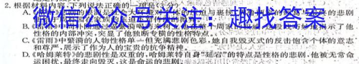 天一大联考·安徽卓越县中联盟 2022-2023学年高三年级第二次联考语文