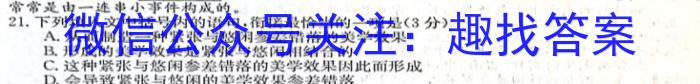 2023届青海高三考试5月联考(标识※)语文