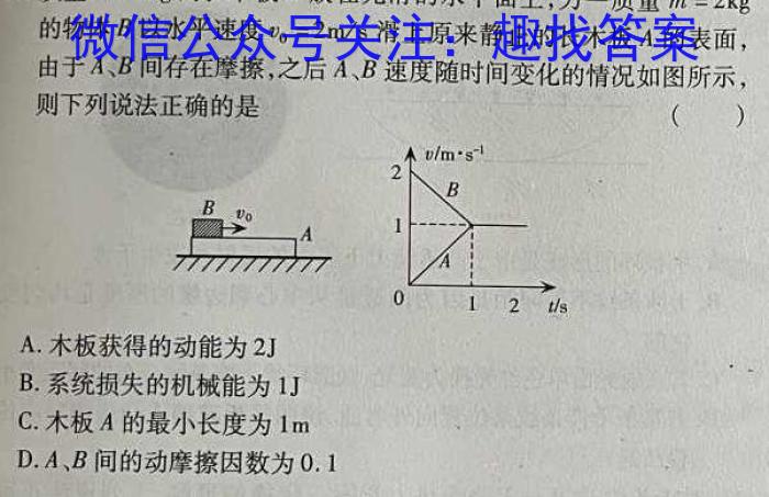 巴蜀中学2023届高考适应性月考卷(九)物理.