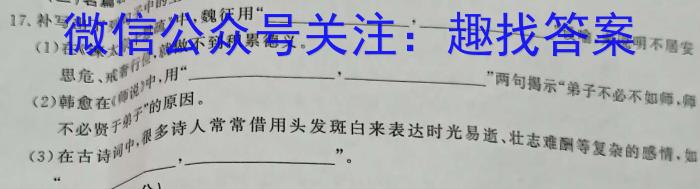 云南省2023届3+3+3高考备考诊断性联考卷(三)语文