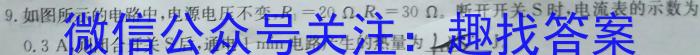 陕西省2023年普通高等学校招生全国统一考试（◇）q物理