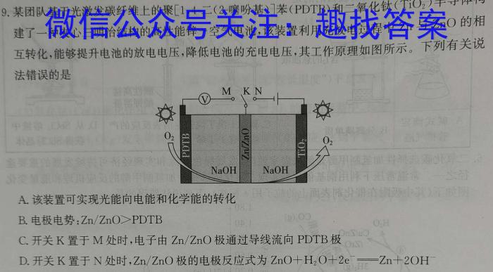 江西省新八校2023届高三第二次联考(5月)化学