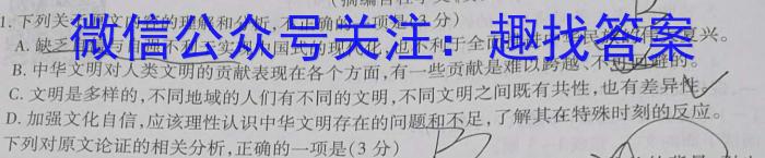 山西省2022-2023学年第二学期九年级教学质量监测（23-CZ175c）语文