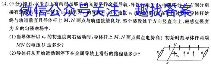 2023届衡水金卷先享题·临考预测卷 新高考B物理`