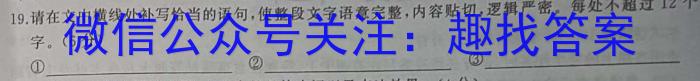 2023年辽宁大联考高三年级5月联考（578C·LN）语文