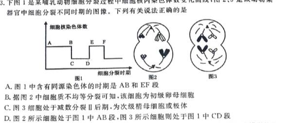 山西省运城市2022-2023学年八年级第二学期期中自主测评生物