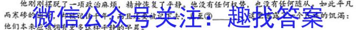 皖淮名校联盟2022~2023学年度第二学期高二联考(23-463B)语文