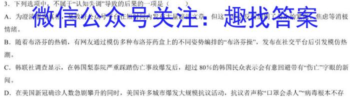 2023年全国高考猜题信息卷(三)语文