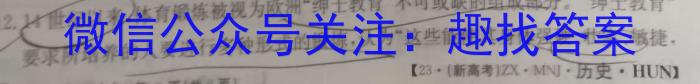 2023年安徽省初中学业水平模拟考试历史