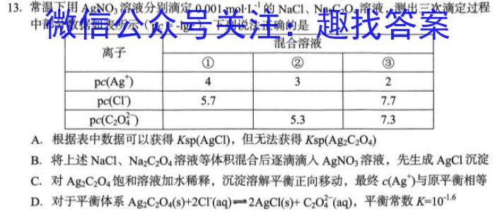 [三明三检]三明市2023年普通高中高三毕业班质量检测化学