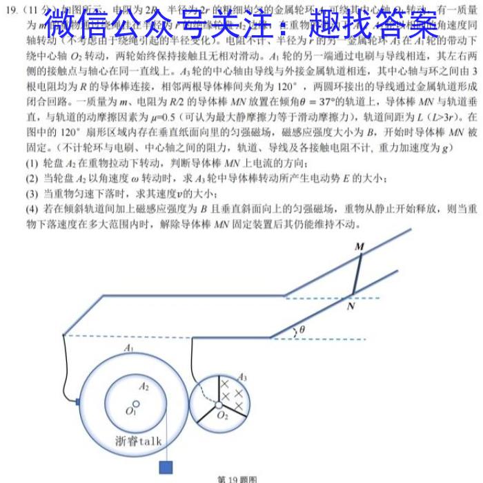 2023届智慧上进·名校学术联盟·考前冲刺·精品预测卷(四)物理.