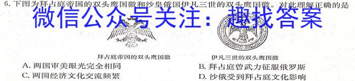 2023年湖南省普通高中学业水平合格性考试仿真试卷(专家版四)历史