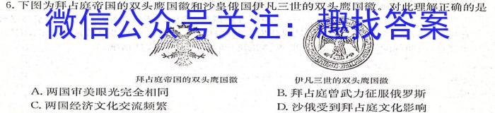 炎德英才大联考 2023年湖南新高考教学教研联盟高二5月联考历史