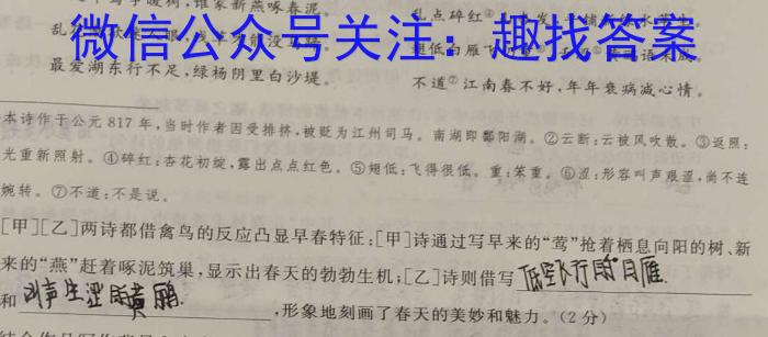2023衡水金卷先享题压轴卷答案 新高考A一语文