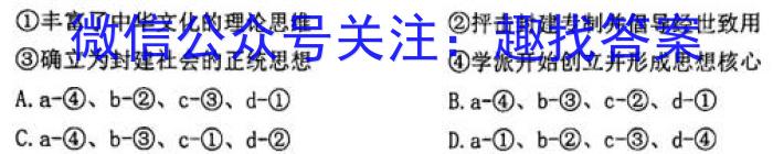 天一大联考·三晋名校联盟 2024-2023学年高中毕业班阶段性测试(七)历史