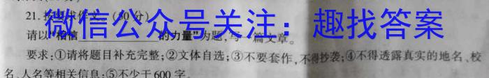 桂柳文化2023届高三桂柳鸿图信息冲刺金卷6语文