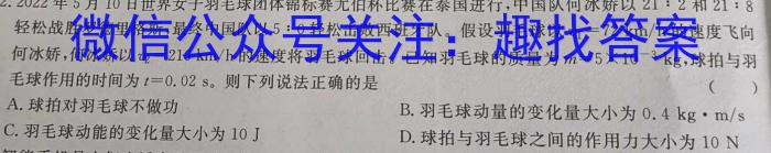 江淮名卷·2023年安徽中考模拟信息卷（六）物理.